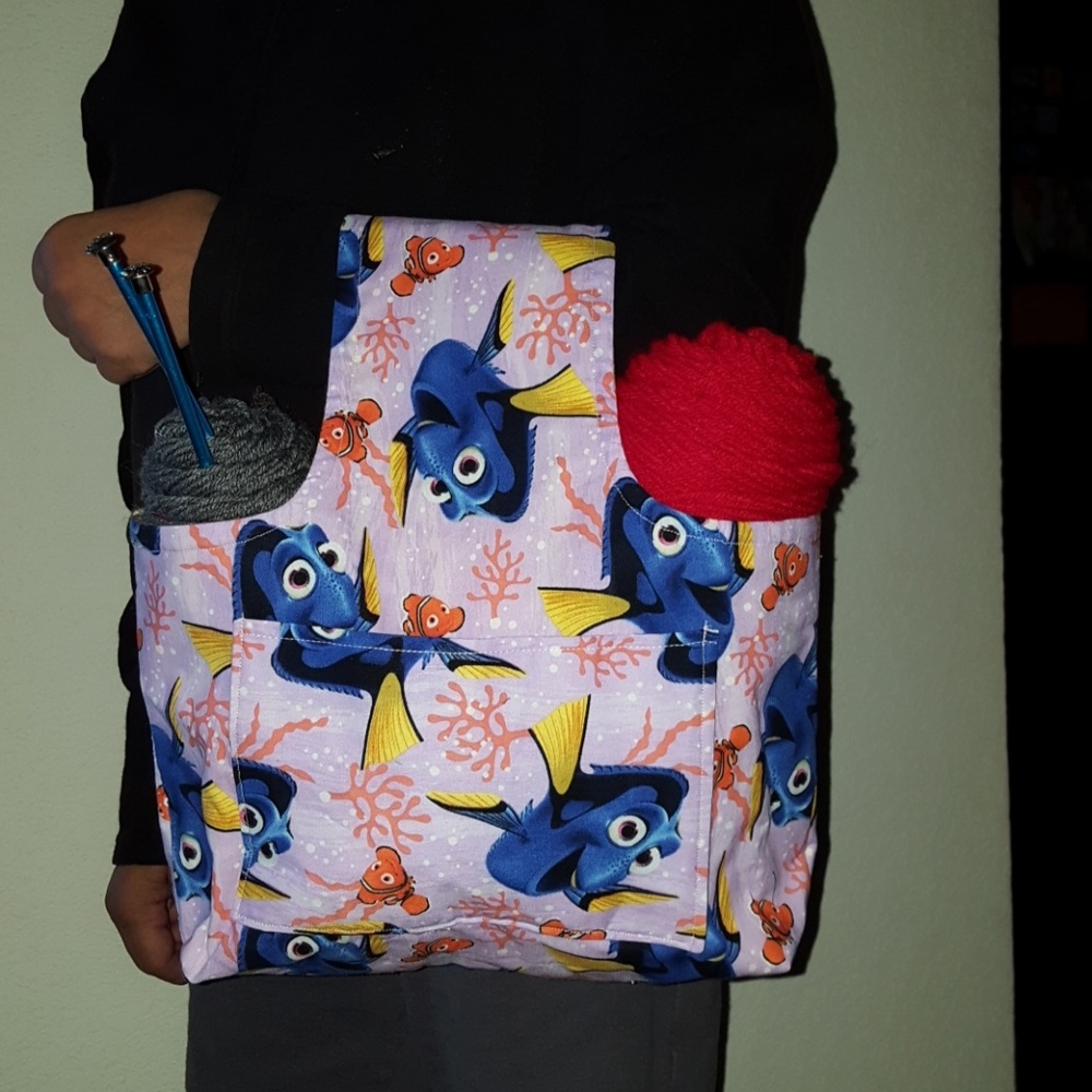 Knit or Crochet Medium Yarn Organizer Bag.